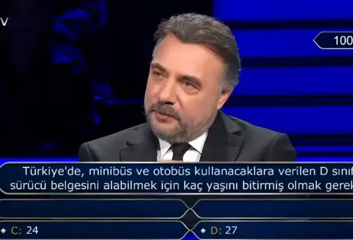 D sınıfı sürücü belgesi alabilmek için kaç yaşını bitirmiş olmak gerekir?