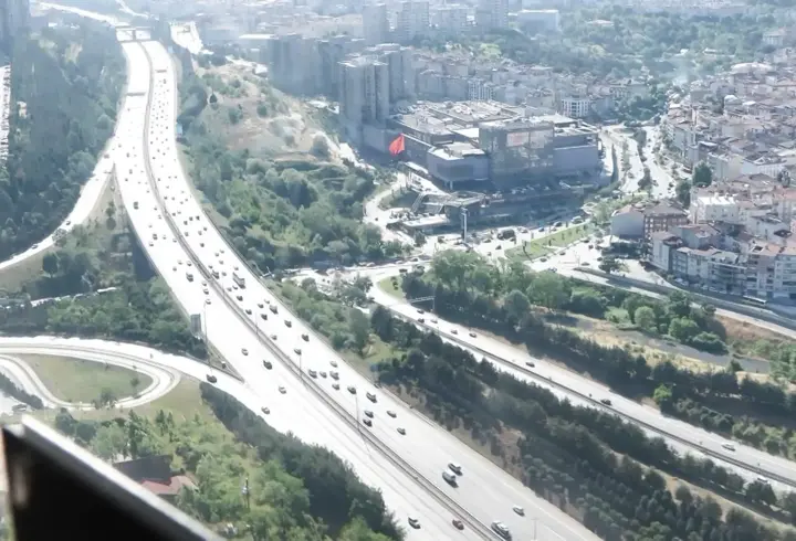 İstanbul- İstanbul'da bayram tatili dönüşünde helikopterli denetim