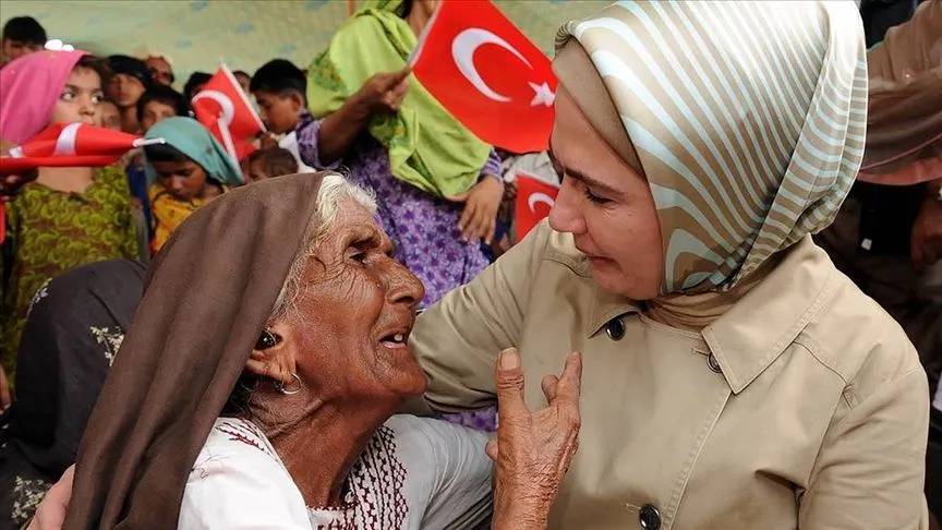 Emine Erdoğan'dan Pakistan'daki sel felaketine ilişkin paylaşım