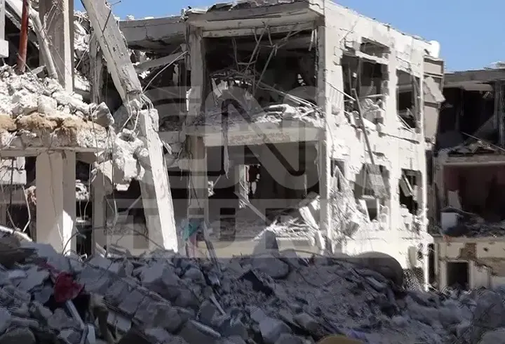 CNN TÜRK GÖRÜNTÜLEDİ: İşte İran saldırısında yıkılan Tel Aviv