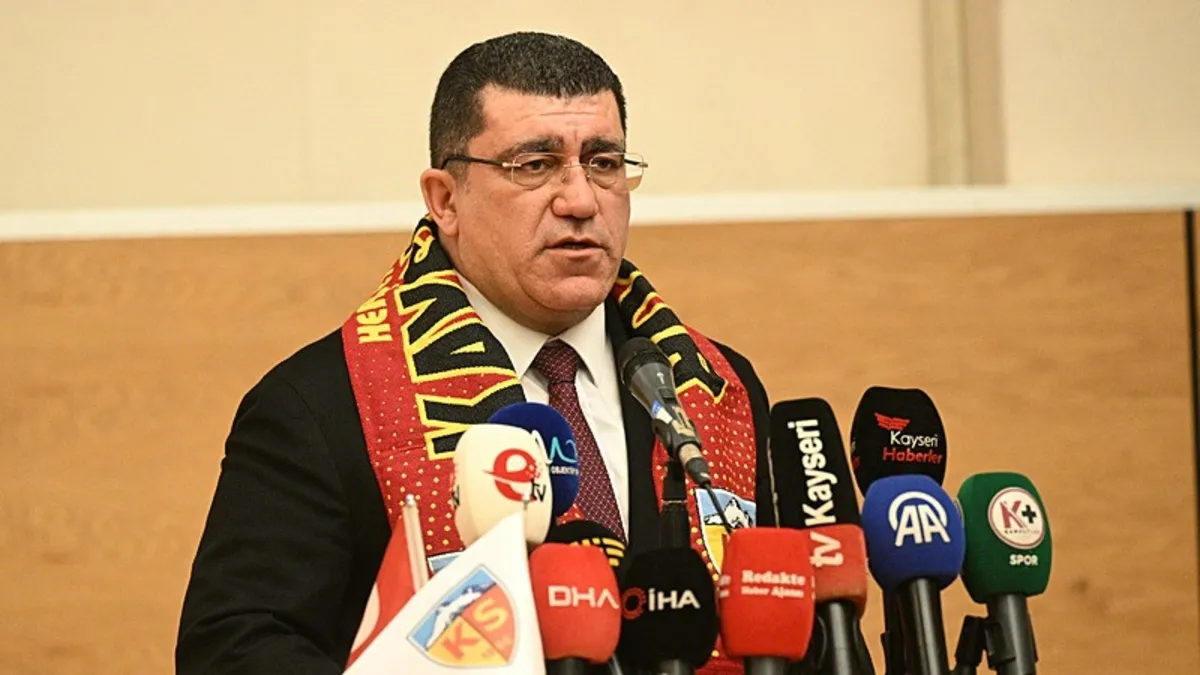 Kayserispor Kulübünde Nurettin Açıkalın yeniden başkanlığa seçildi
