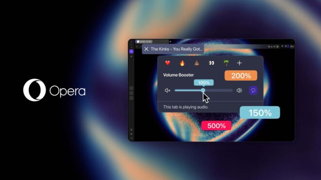 Opera One artık videoların sesini yüzde 500 artırabiliyor