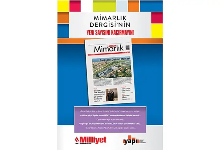 Milliyet Mimarlık Dergisi’nin 60. Sayısı Bu Pazar Bayilerde!