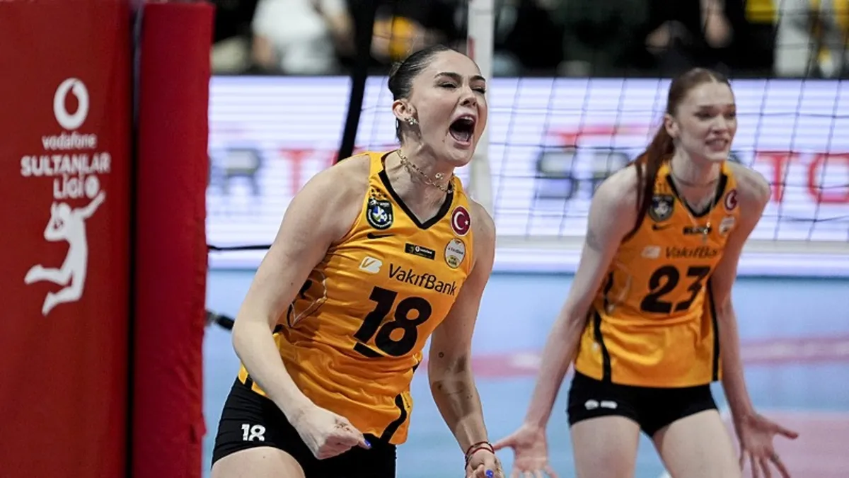 Vodafone Sultanlar Ligi'nde şampiyon VakıfBank!