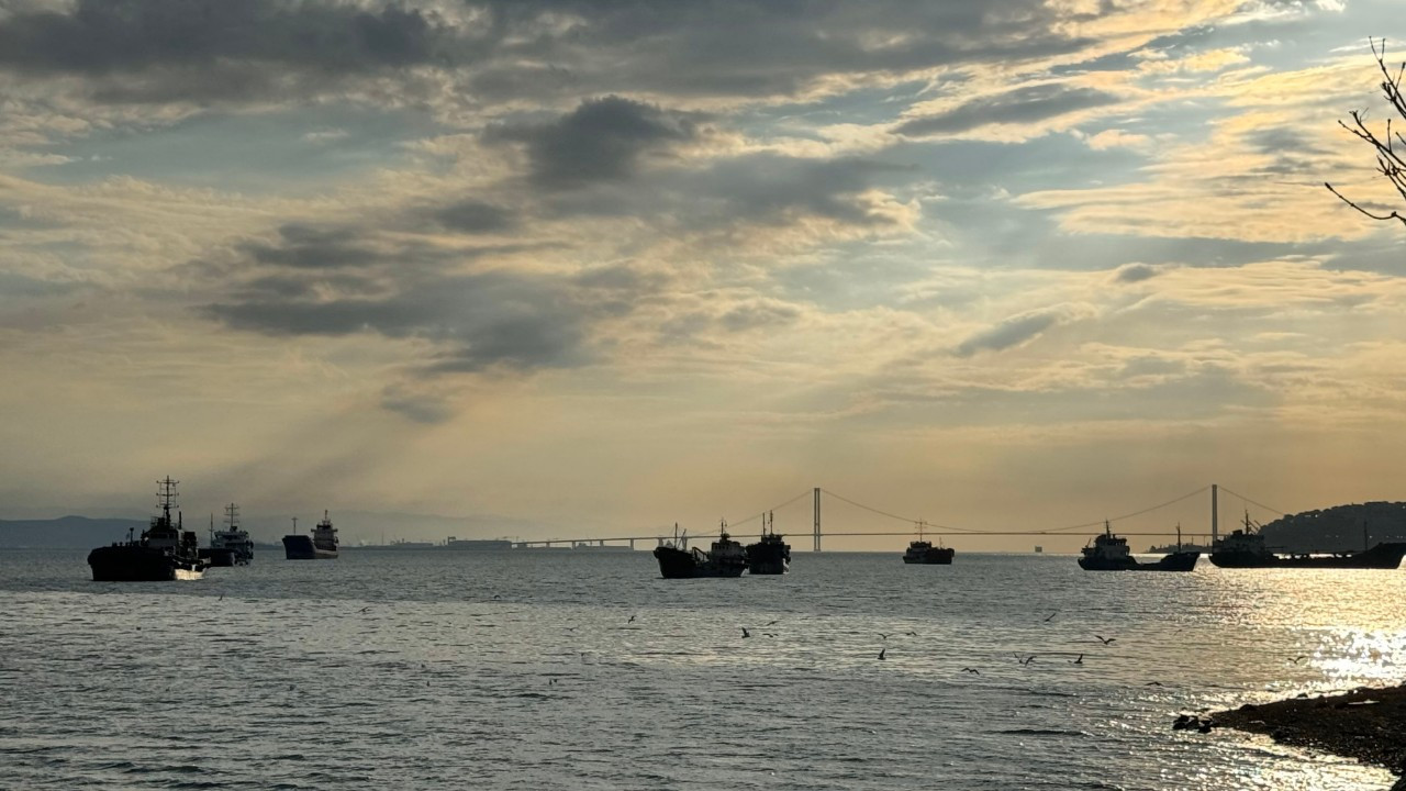 İzmit Körfezi'nde gemi yoğunluğu! 2025'te 1403 gemi giriş yaptı