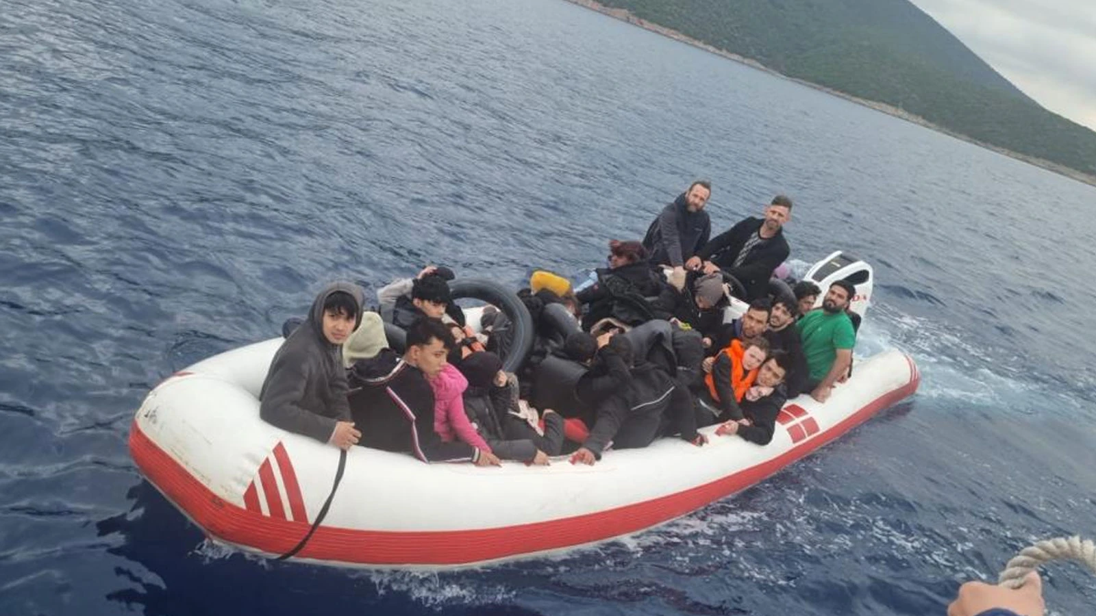 Bodrum'da 40 düzensiz göçmen yakalandı!