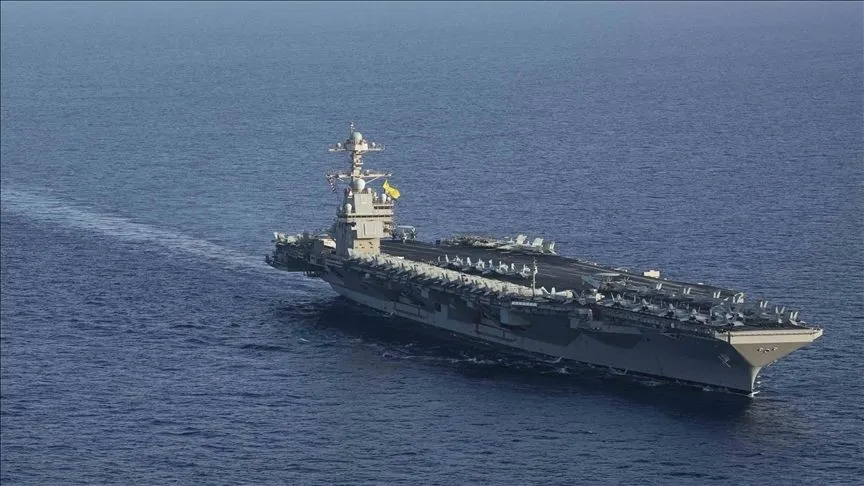 ABD uçak gemisi "USS Gerald R. Ford" Girit'teki Suda Üssü'nden ayrıldı