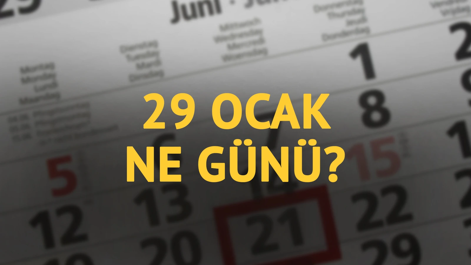 29 Ocak ne günü? 29 Ocak'ın anlam ve önemi ne?