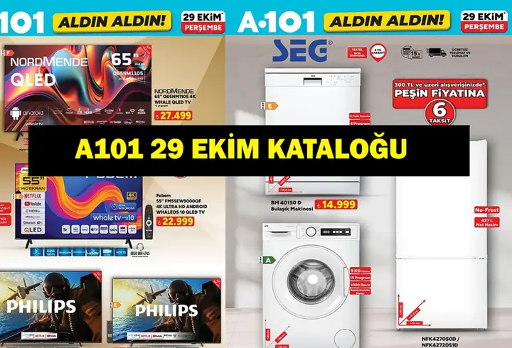 A101 29 Ekim 2026 Aktüel Kataloğu Yayınlandı: A101'de Gelecek Hafta Neler İndirimde? 29 Ekim A101 Aktüel Ürünler Kataloğu