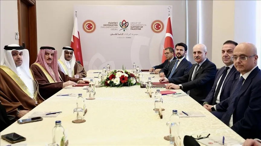 TBMM Başkanı Kurtulmuş, İstanbul'da Bahreyn Temsilciler Meclisi Başkanı Musalam ile görüştü