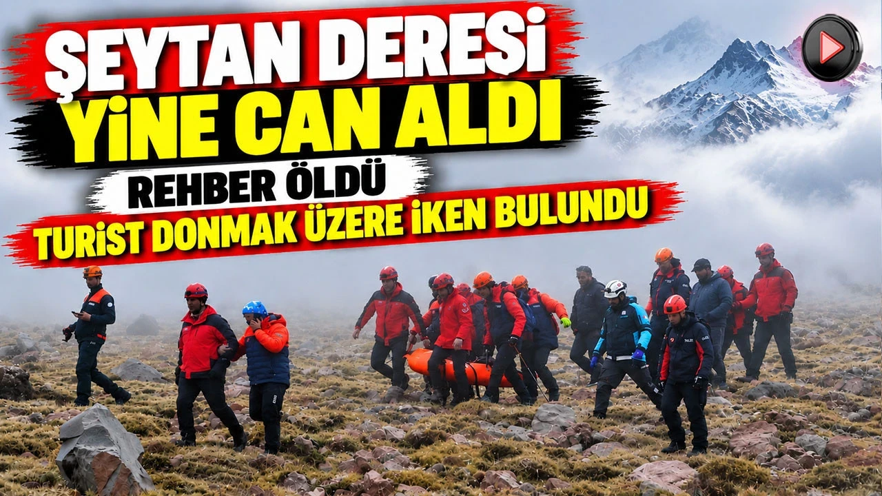 Şeytan Deresi Yine Can Aldı: Rehber Öldü Turist Donmak Üzere İken Bulundu