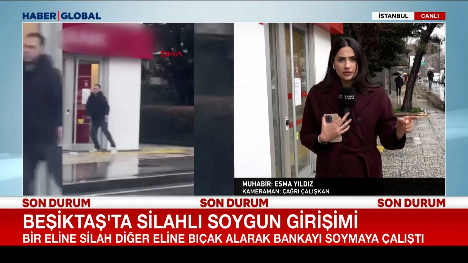 Beşiktaş’ta silahlı soygun girişiminde detaylar