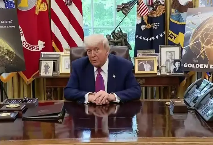 ABD Başkanı Trump duyurdu: ABD'yi altın kubbe ile öreceğiz