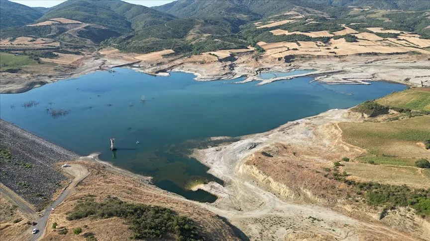 Tekirdağ'da barajlarda doluluk oranı yüzde 1'in altına düştü