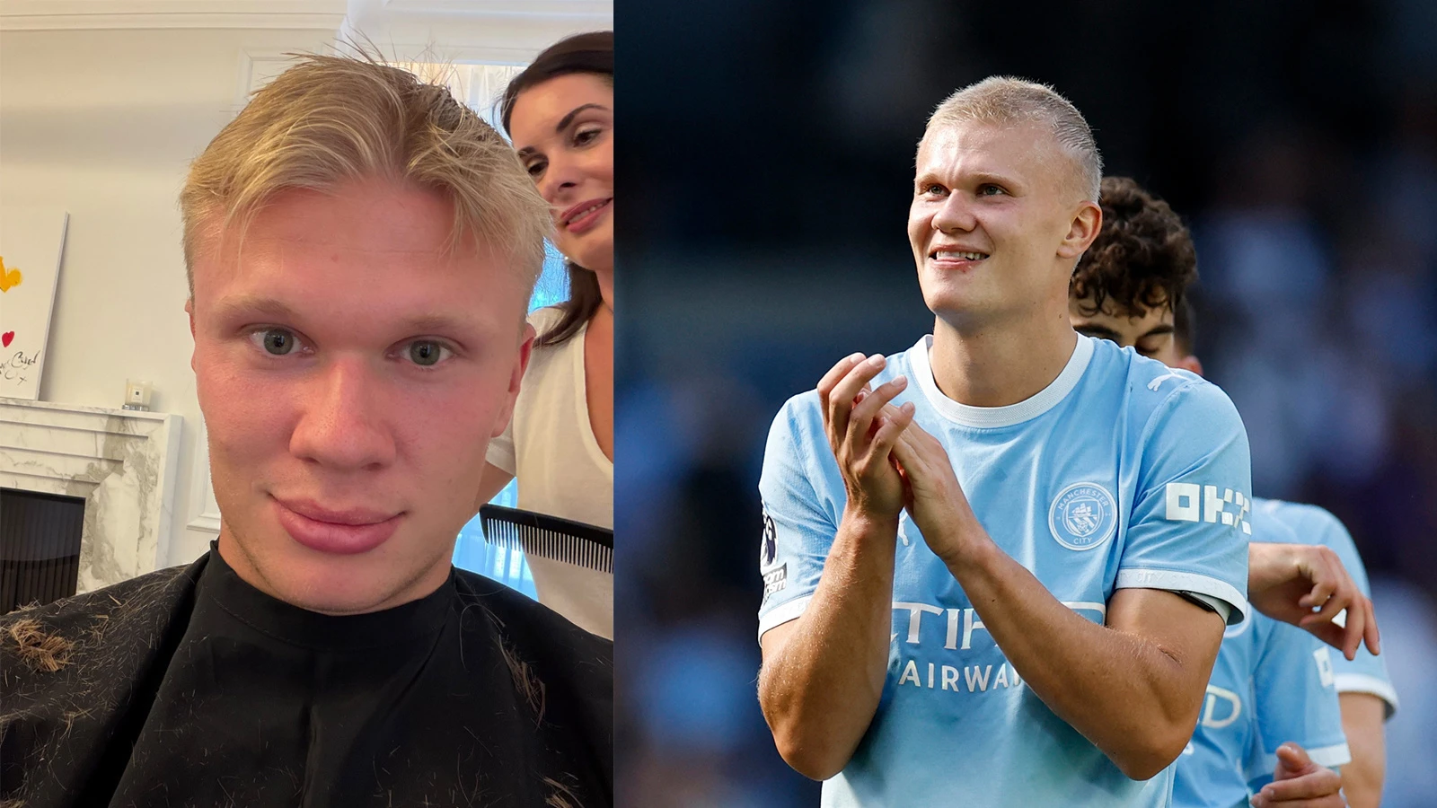 Erling Haaland'ın yeni imajı dünya gündemini salladı