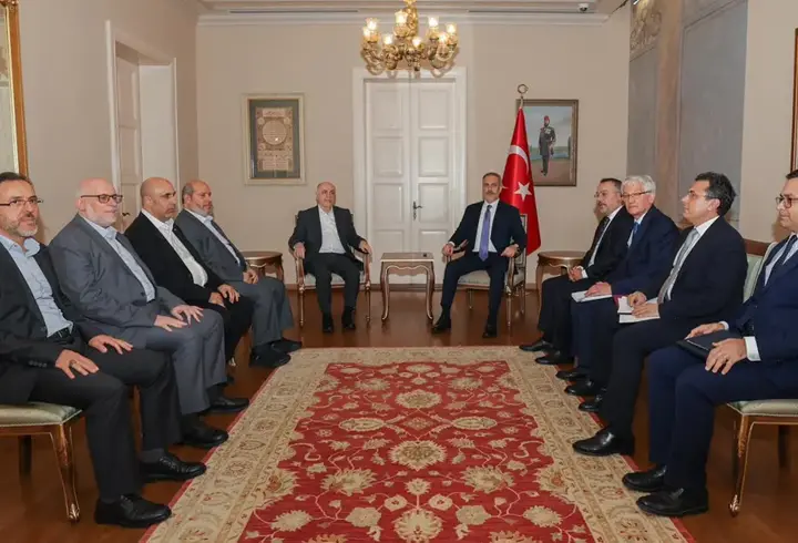 Dışişleri Bakanı Hakan Fidan Hamas heyeti ile Gazze'deki son durumu görüştü