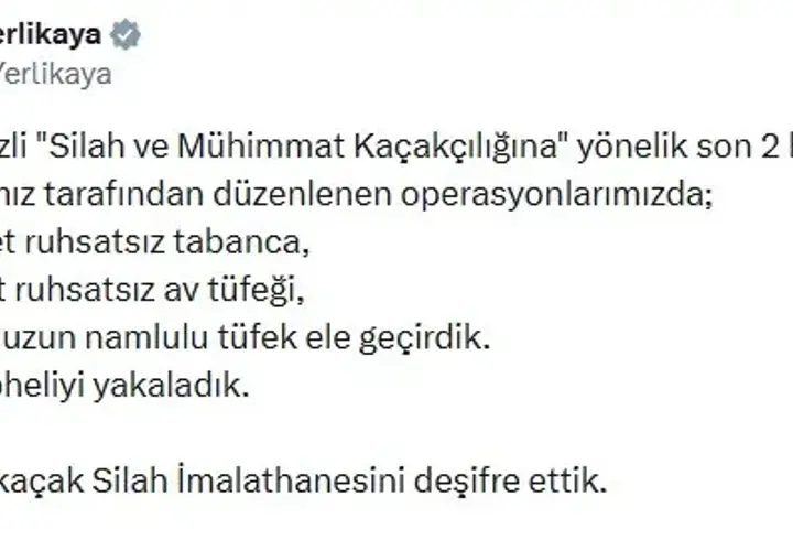 14 ilde silah ve mühimmat kaçakçılığı operasyonu: 202 gözaltı