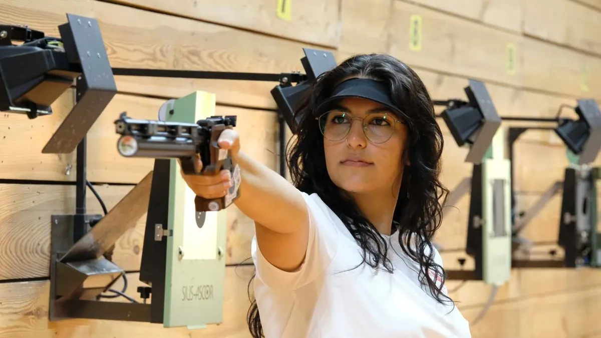 Milli atıcı Şevval İlayda Tarhan, Avrupa Şampiyonası'nda 4. sırayı aldı