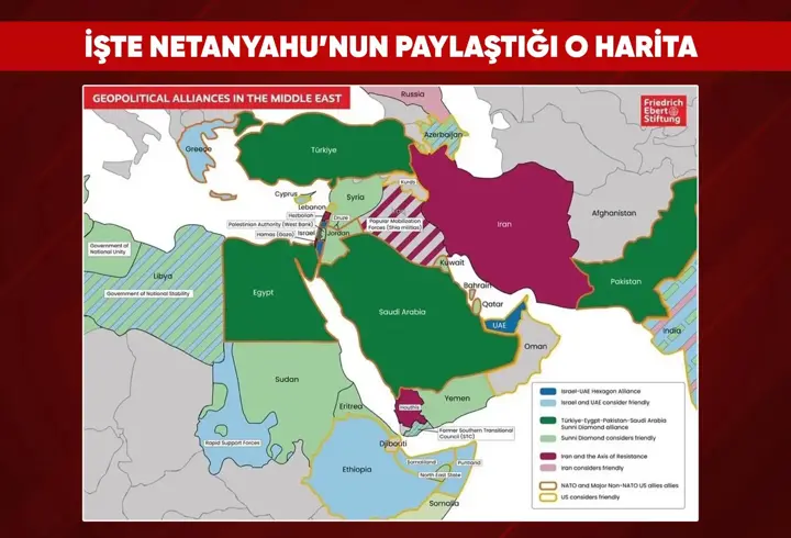 Netanyahu’nun Haritası: Mekke İttifakı İsrail İçin Tehdit Mi?