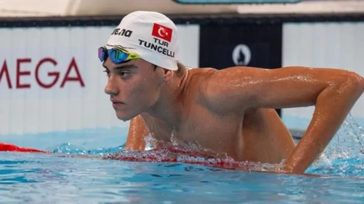 Kuzey Tunçelli 1500 metre serbestte altın madalya kazandı