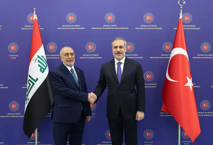 Bakan Fidan, Irak Temsilciler Meclisi Başkanı Meşhedani ile görüştü