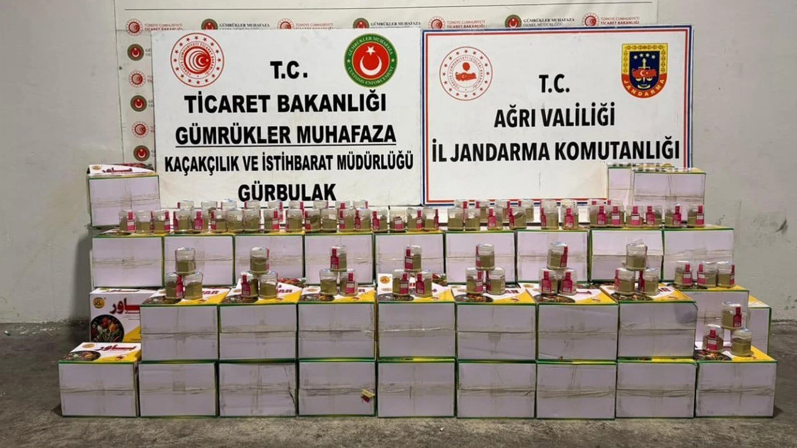 Gıda taşıyan tırda 163 kilo eroin yakalandı