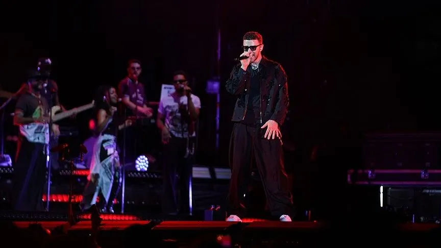 Dünyaca ünlü şarkıcı Justin Timberlake, İstanbul'da konser verdi