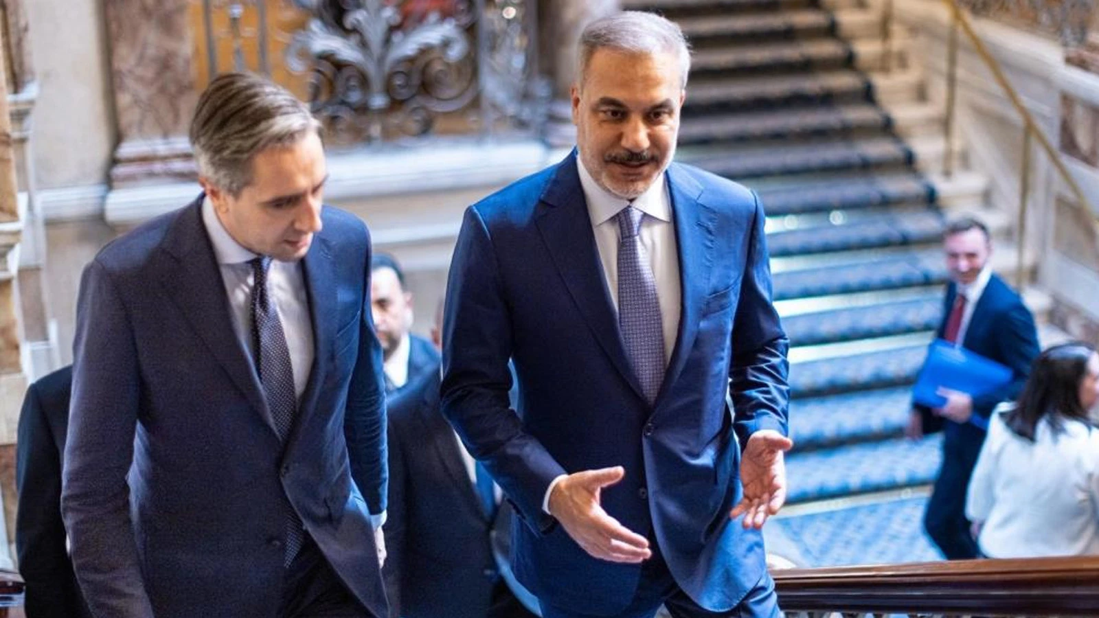 Bakan Fidan, İrlanda Başbakan Yardımcısı Harris ile bir araya geldi