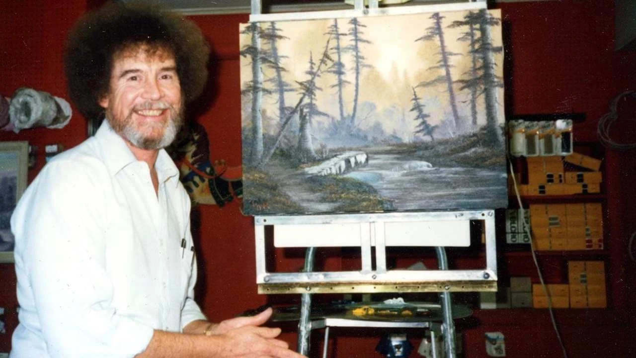 ABD'de kamu televizyonlarını ünlü ressam Bob Ross’un tabloları kurtaracak