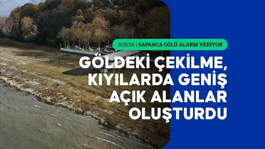 Sakarya'da sahil esnafı Sapanca Gölü için "can suyu" bekliyor