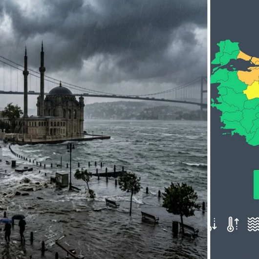 10 İlde Turuncu Alarm Verildi: 26 İl İçin Sarı Kodlu Uyarı