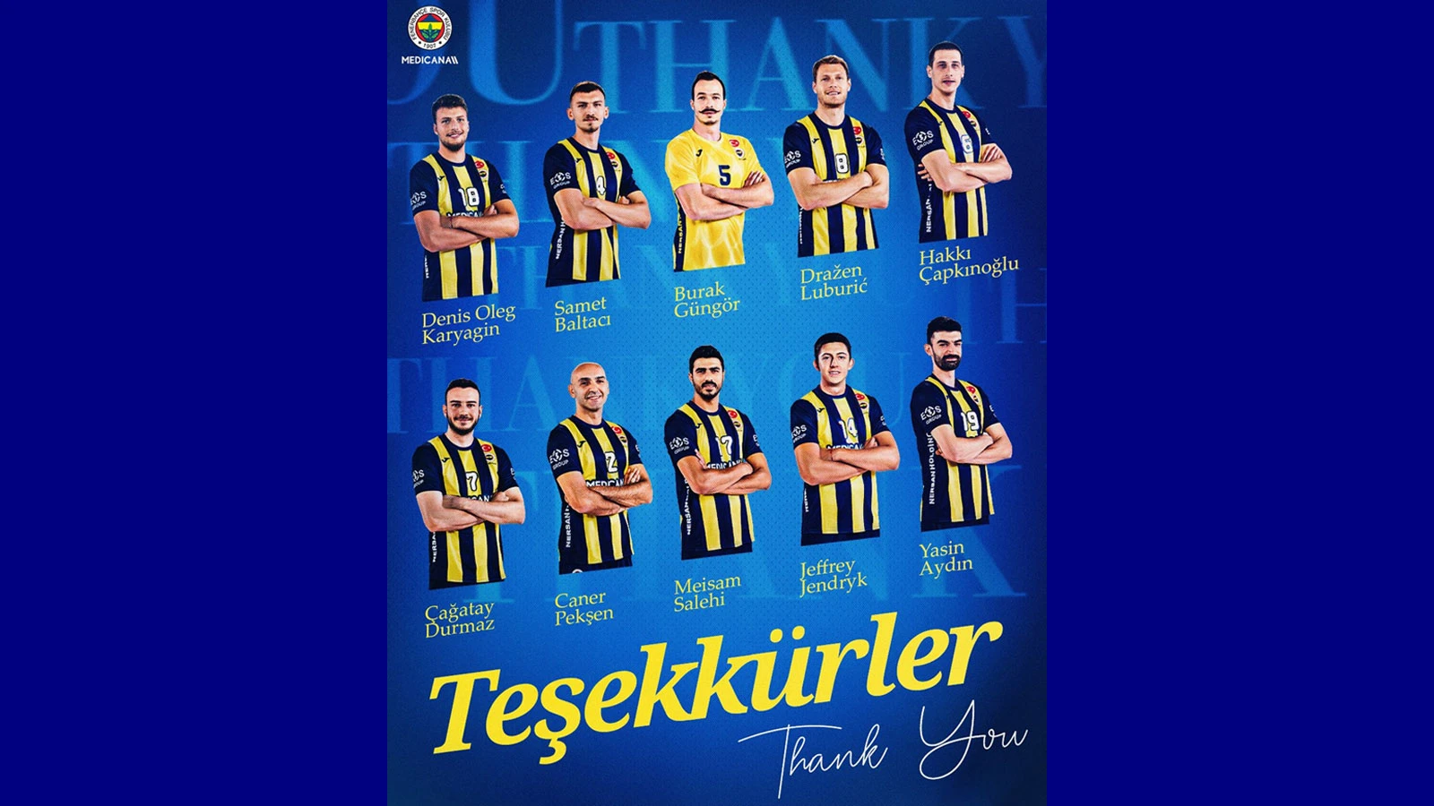 Fenerbahçe erkek voleybol takımında 10 ayrılık birden