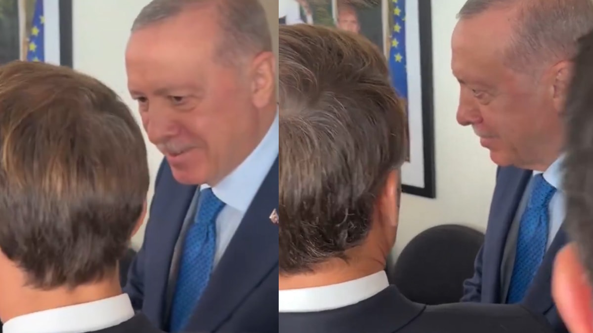 Erdoğan ile Macron arasında ilginç diyalog: İyi olduğu zamanlar da oluyor demek ki