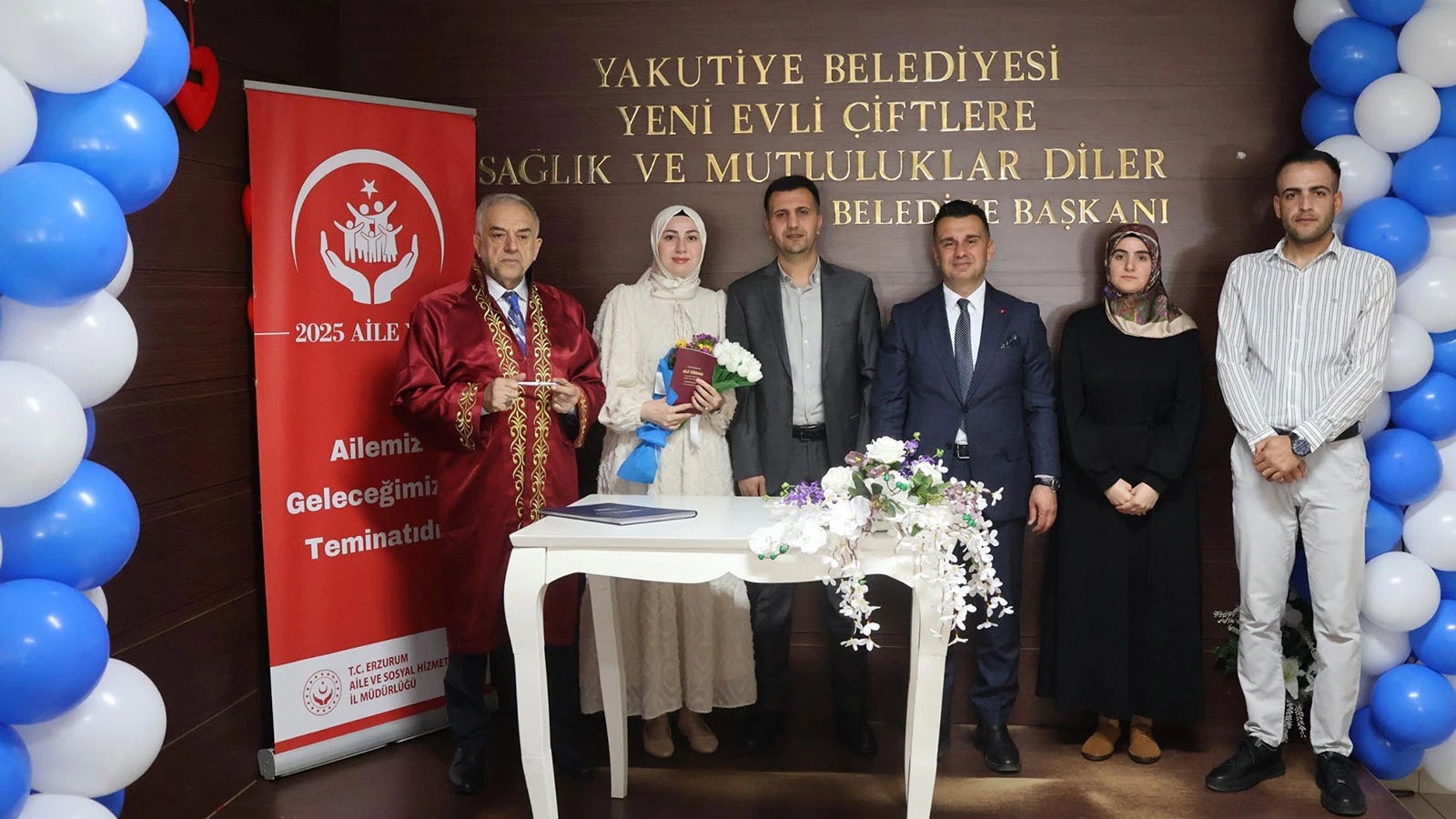 Erzurum’da 60 çift nikah tarihine '05.05.2025' yazdırdı