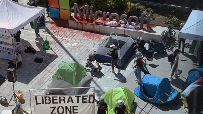 Microsoft, kampüsündeki İsrail protestosunda başkan Brad Smith’in ofisine giren iki çalışanını kovdu