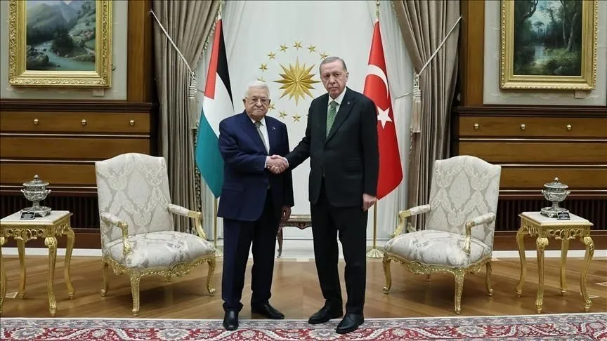 Cumhurbaşkanı Erdoğan, Filistin Devlet Başkanı Mahmud Abbas ile telefonda görüştü