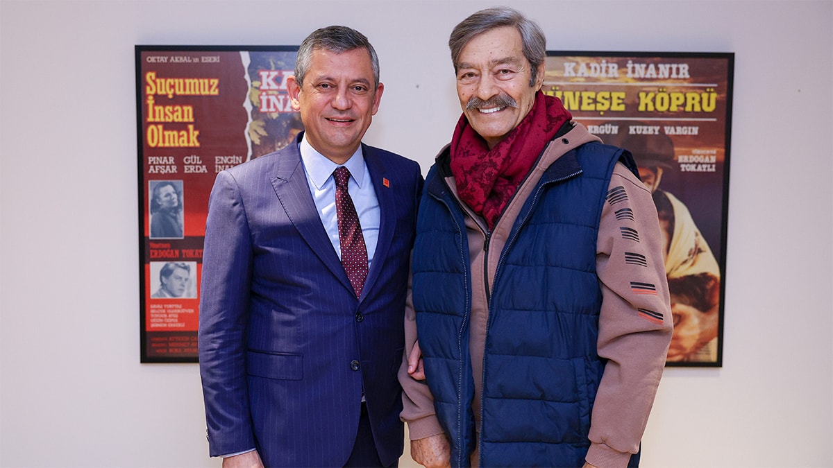 CHP lideri Özgür Özel'den Kadir İnanır'a ziyaret