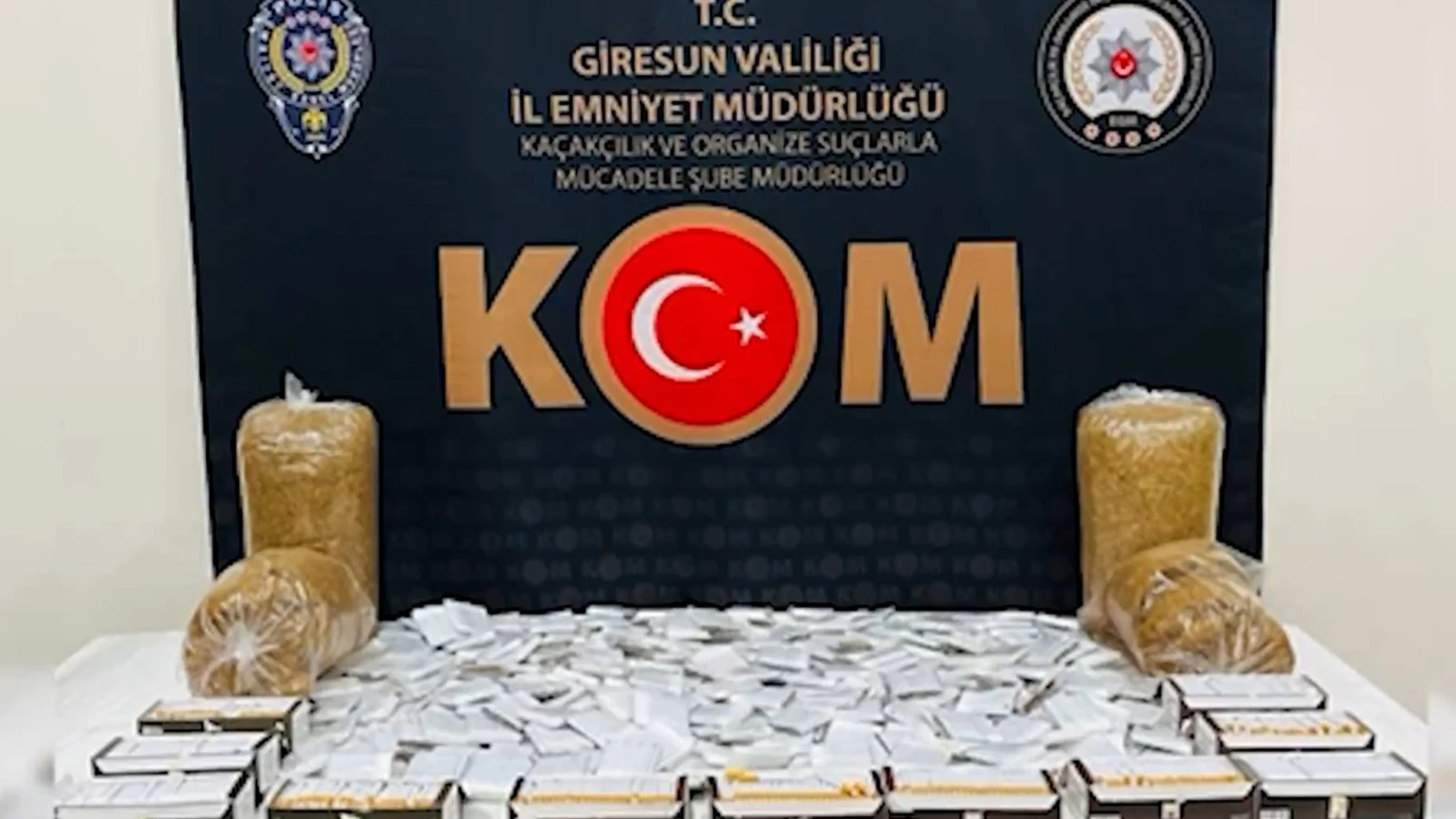 79 ilde yasa dışı tütün operasyonu: 337 şüpheli hakkında işlem yapıldı