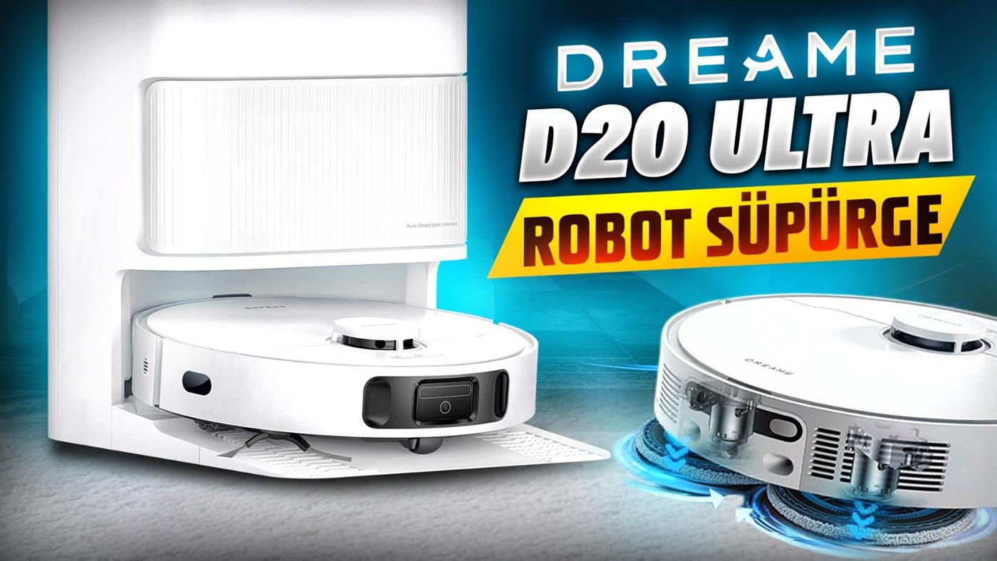 13.0000 Pa emiş gücü ve akıllı üniteli Dreame D20 Ultra neler sunuyor?