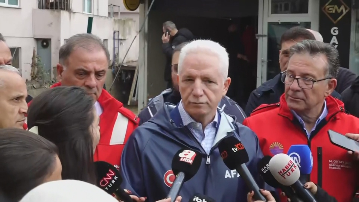 Vali Davut Gül, Ayazağa'da Açıklama Yaptı